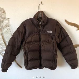 The North Face Brown Puffer Jacket
